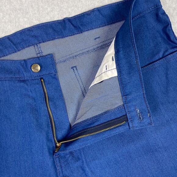 Blue Delta Jeans Mens 44x28 Postman Raw Denim - Picture 4 of 9